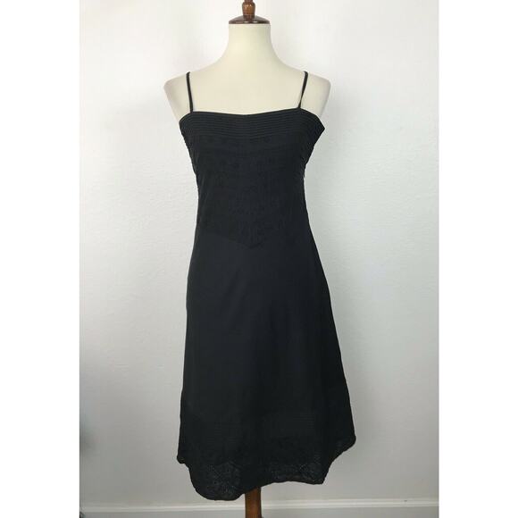 J. Crew Petite Pleated Embroidered A-Line Tank Dress FLAW - Picture 1 of 11